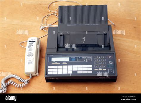 Communications in the 1980s: The Era of the Fax Machine.